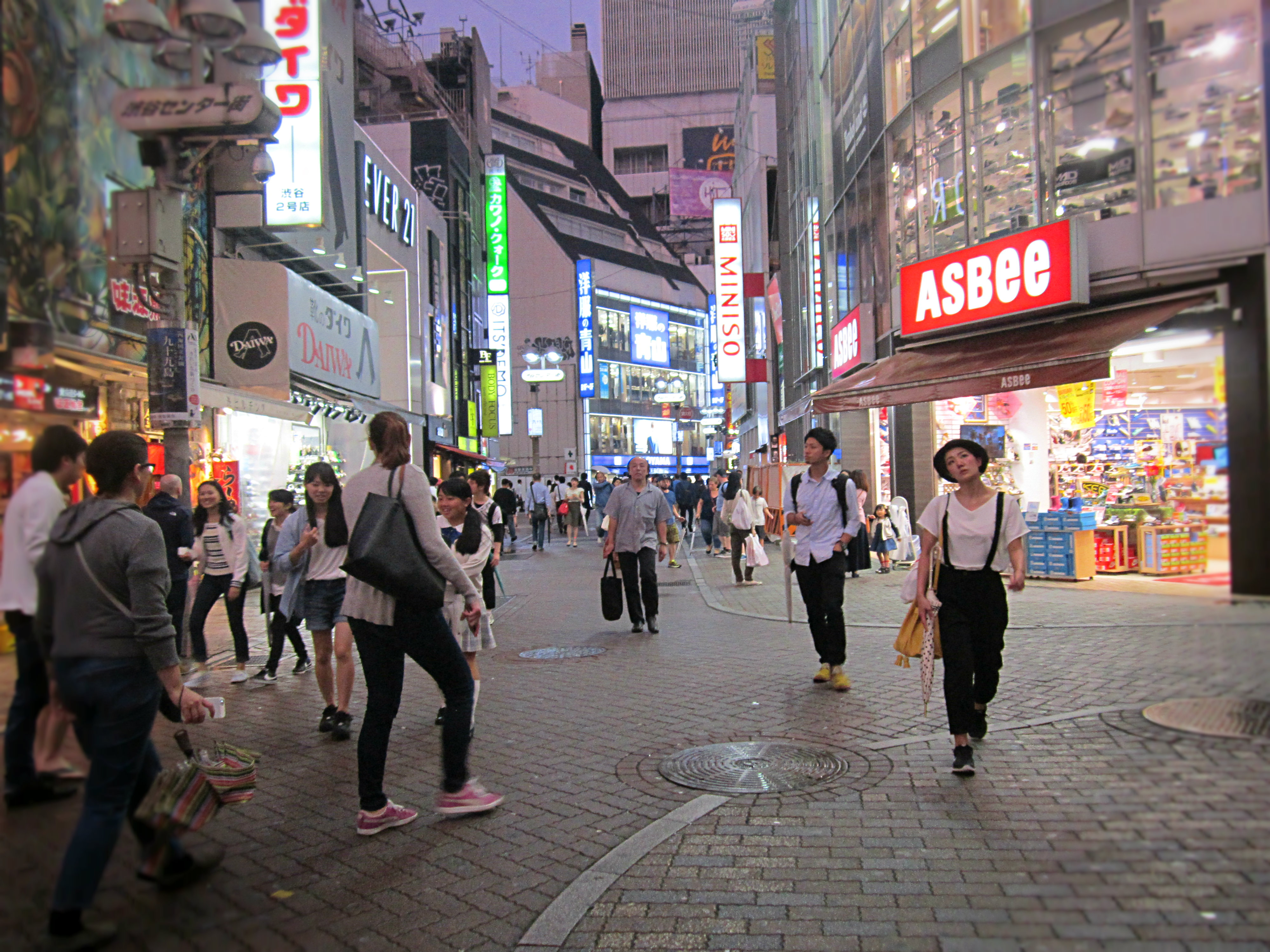 shibuya streets japan